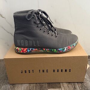 NOBULL High-top - Charcoal with Colorful Sole